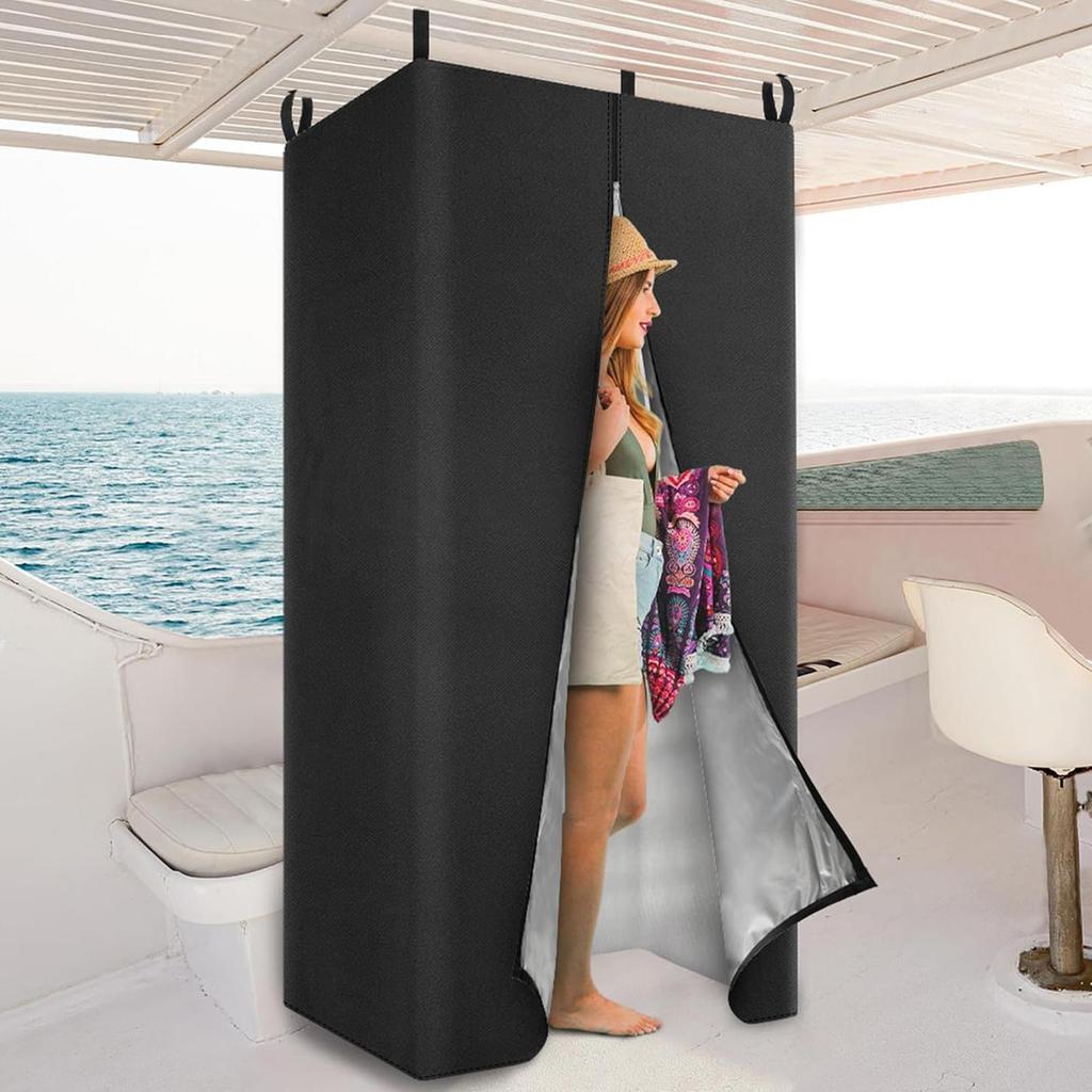 Tenda Doccia Portatile per Privacy Riparo Impermeabile da Esterno per Cambio Vestiti per Campeggio Escursionismo Spiaggia Toilette Doccia Bagno Spiaggia Barca