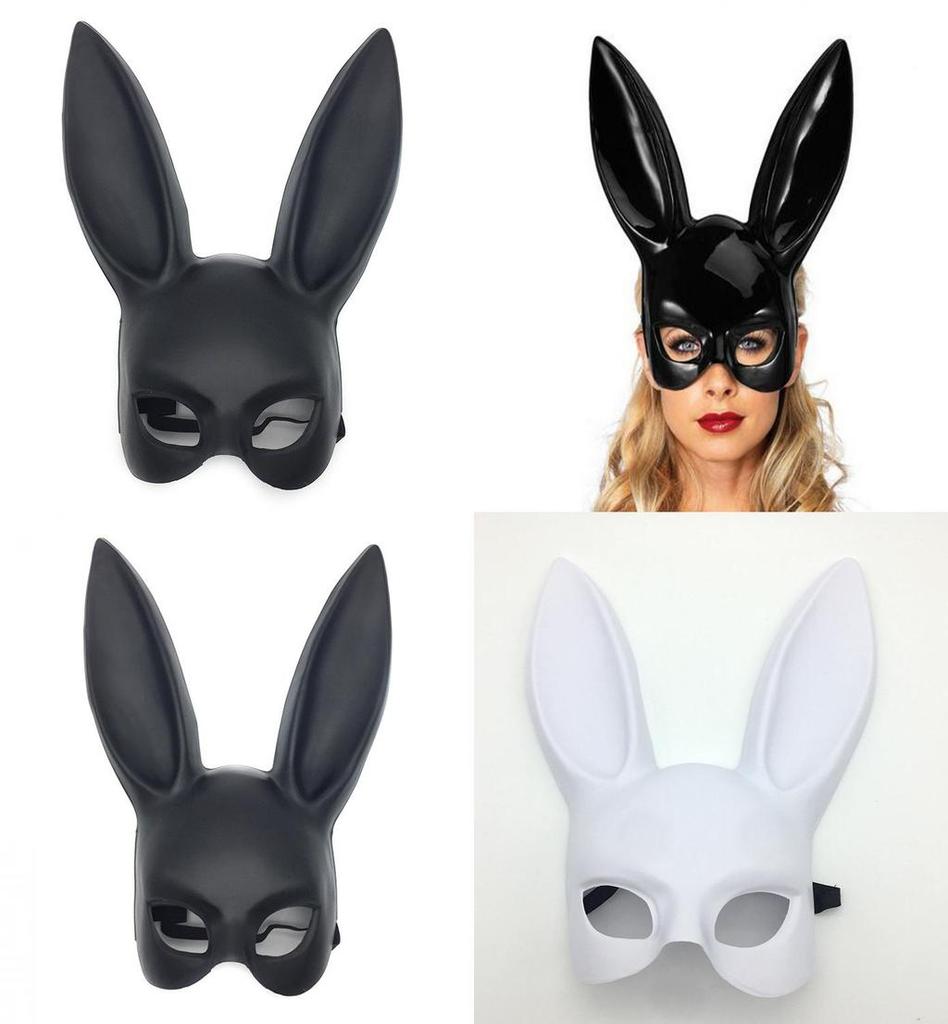 Adult Rabbit Mask With Pvc Construction For Cosplay Costumes And Halloween Celebrations