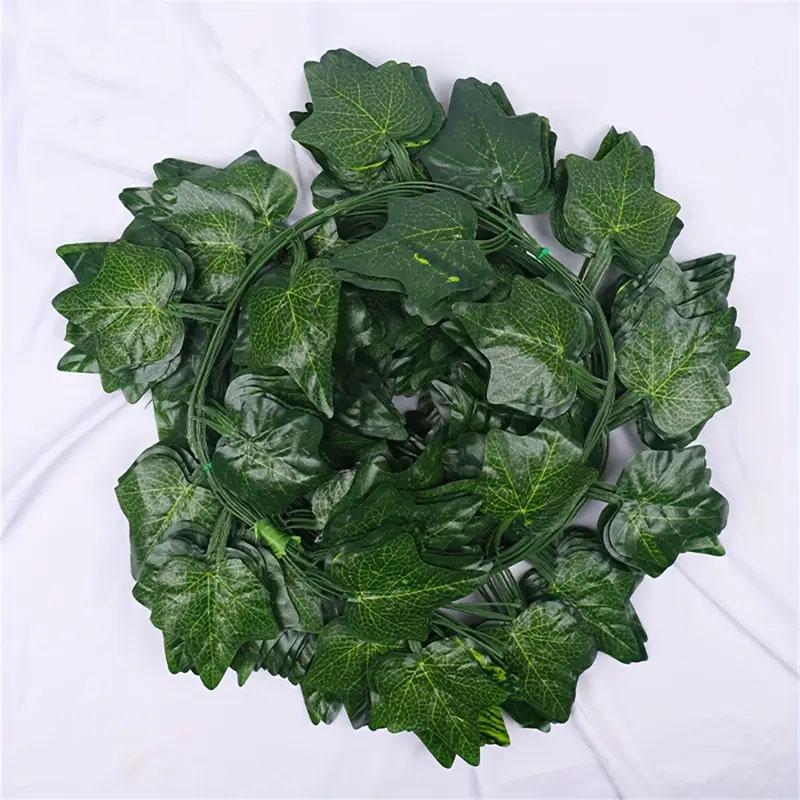 Fake Vines for Room Artificial Ivy Garland Hanging Plants Faux Greenery Leaves Bedroom  Aesthetic for Wall Wedding Party Decor