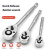 Professional 3 Size Ratcheting Socket Wrench Kit Featuring Bidirectional Levers Switching & Corrosion Resistant Coating