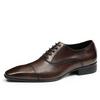 VIP Exclusive Japanese Men's Leather Three-Piece Formal Oxford Shoes - Black, Pointed Toe, Business & Commuting Style