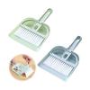 Mini Broom, Tabletop Broom with Dustpan, Dustpan Set, Indoor, Outdoor, Entrance, Car Cleaning Tools, Storage, Stylish Cleaning Goods [Set of 2]