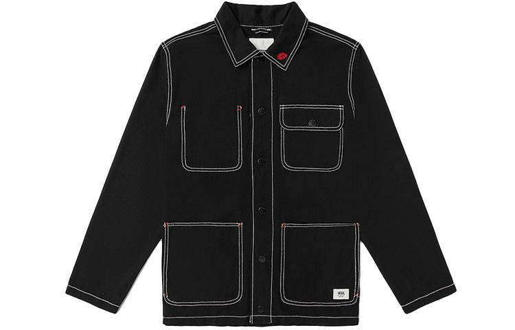 Vans Jackets Men s Black Lapel Moderate Workwear VN0A3WF1Z4A S