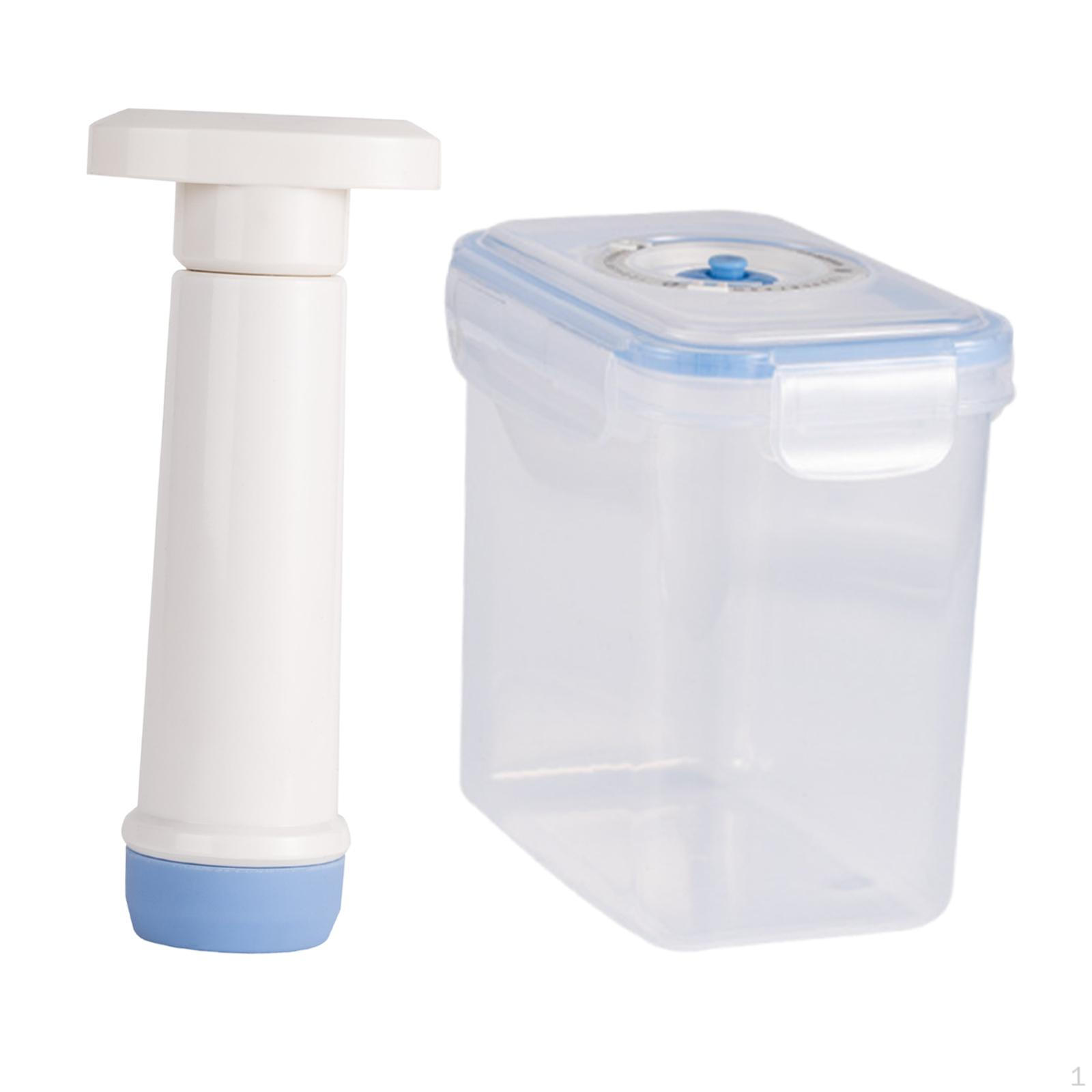 

Герметичный контейнер для еды с вакуумным насосом для сохранения свежести салатов 1.4L