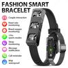 Braccialetto Intelligente Uomo Donna Smartwatch Promemoria Chiamate Impermeabile Monitor Battito Cardiaco 24h Fascia da Polso per la Salute Fascia Sportiva Fitness per Donna