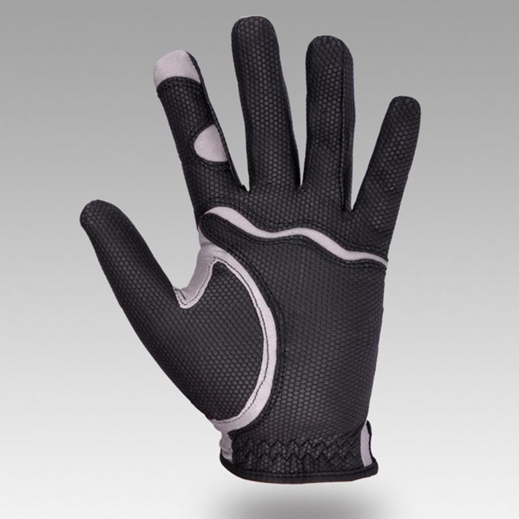 Golf Left Hand Glove Polyester High Elasticity Breathable Washable Single Golf Glove for Men Women