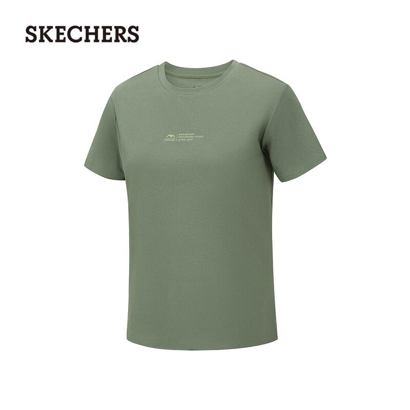 Skechers Women s Casual Knit Short Sleeve T-shirt P226W065 M 90