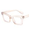 New Anti Blue Light Glasses for Women Fashionable Decoration Cat Eyes Eyeglass Retro Color Computer Eyewear Luxurious Design