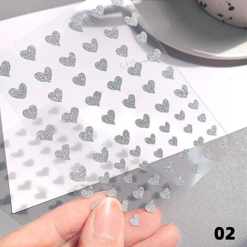 Nail Art Diamond Glitter Stickers New Love Stars Shining Star Butterfly Adhesive Stickers
