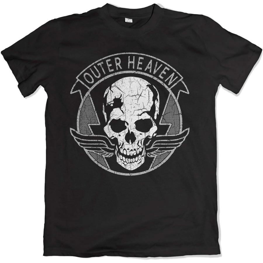 Teamzad Outer Heaven Distressed Black T Shirt S чёрный