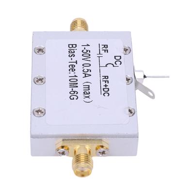 DC 1-50V Bias Tee Broadband 10MHz-6GHz Radio Frequency Microwave Coaxial Bias Low Noise Amplifier Module