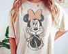 Disney Minnie Mouse Classic Sketch Cute Vintage Portrait T-Shirt, WDW Magic Kingdom Disneyland Family Vacation Gift, Mickey And Friends Tee