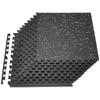 VEVOR Puzzle Exercise Mat, 12 PCS Fitness Equipment Mats, 610 X 610 X 14 Mm, High-Density EVA Foam Mat Set, Interlocking Rubber Soft Tiles