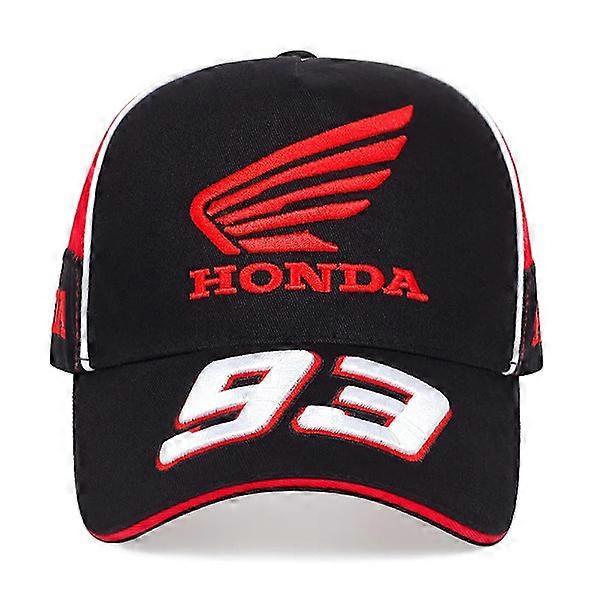 Șapcă Nouă de Curse Motociclete 93 pentru Bărbați și Femei Modă de Vară Pălărie de Soare Brodată Pălărie pentru Sporturi în Aer Liber Roșu