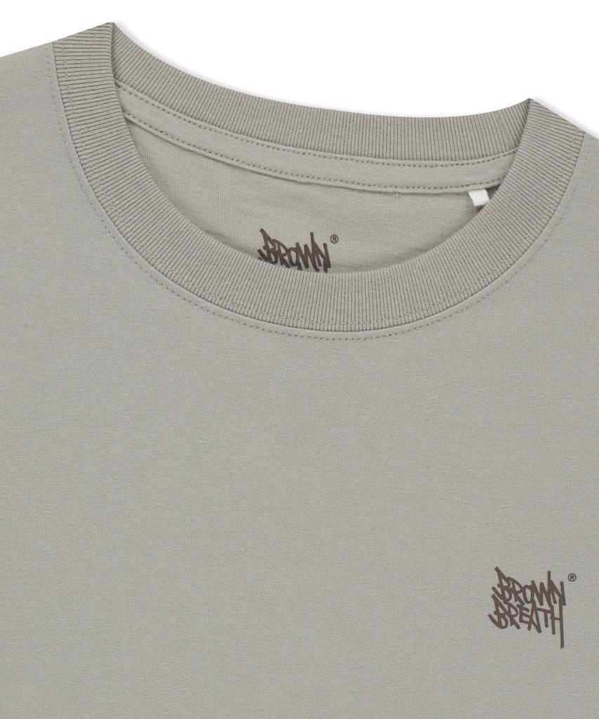 BROWNBREATH W Sleepy Tag Tee - Beige