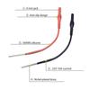 2Pcs Test Lead Kit,4mm Female Adapter Wire Pin Type Plug Terminal Wire Multimeter Test Connection Wire,Car Rear Probe Kit