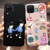 Für Samsung Galaxy A12 Hülle M12 F12 Cue Süßigkeiten Bemalte Abdeckung Weiche Silikon Handyhülle Für Samsung A12 M 12 GalaxyA12 Coque Bumper