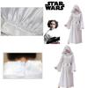 Star Wars Leia Organa Solo Cosplay Kostým Bílé Šaty Oblečení Pro Dospělé Halloween