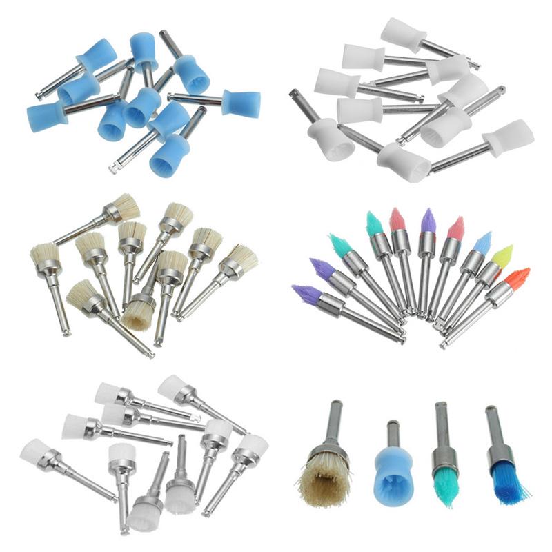 Lot De 100 Pièces Cups Polissage Dentaire - Type Latch, Mélange De Brosses, Neuf Certifié CE/FDA