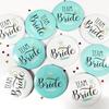 Team Bride Tinplate Badge for Bachelorette Party - 58mm Festive Decoration