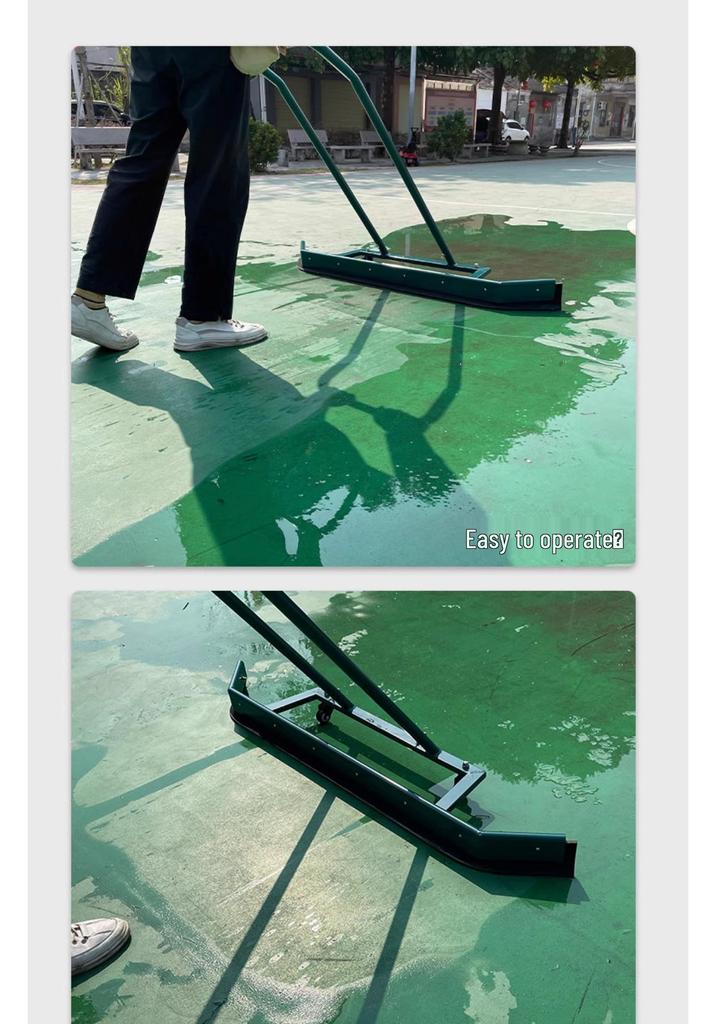 Gaia Sports Multi-Surface Court Squeegee for Basketball, Tennis, and Water Removal