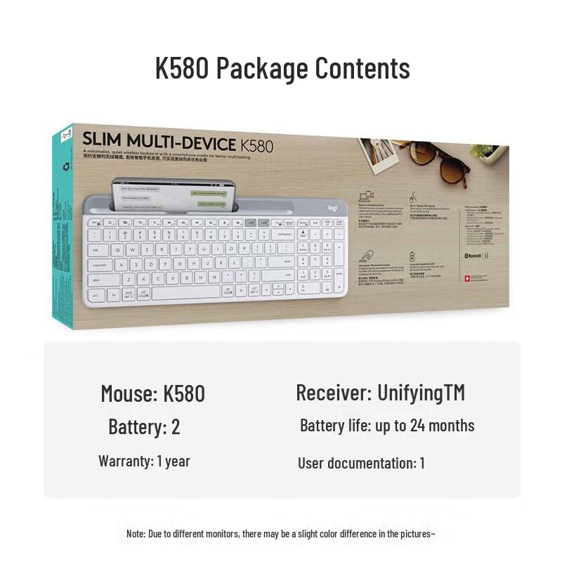 Logitech K580 Wireless Bluetooth Silent Keyboard