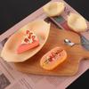 Disposable Pine Sushi Boat Cake Tool Wood Bowl Catering Serving Tray