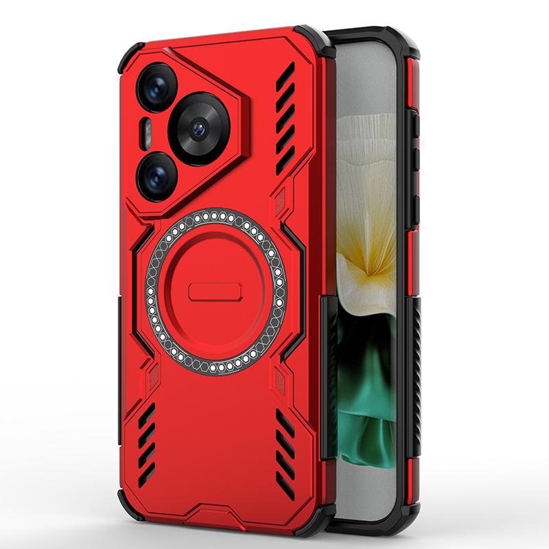 KEYSION Hollow Heat Dissipation Case for Huawei Pura 70 Pro+ Magnetic Cooling Shockproof Phone Cover for Huawei Pura 70 Ultra
