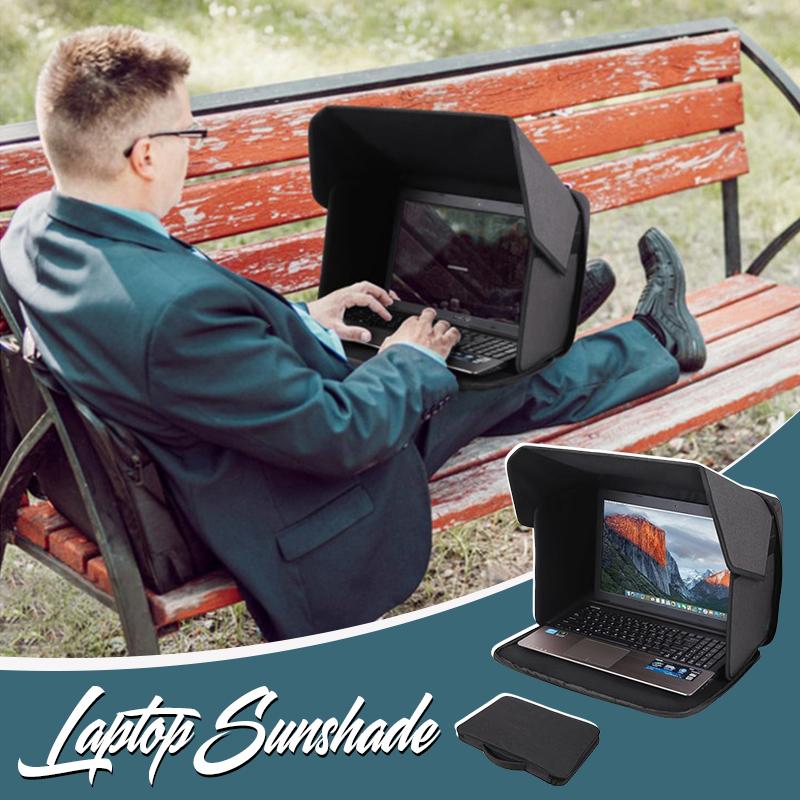 Portable Folder Laptop Sun Shade Privacy Screen Hood for MacBook Pro Air Lenovo Dell HP Notebook Computer Sunshade Outdoor Work