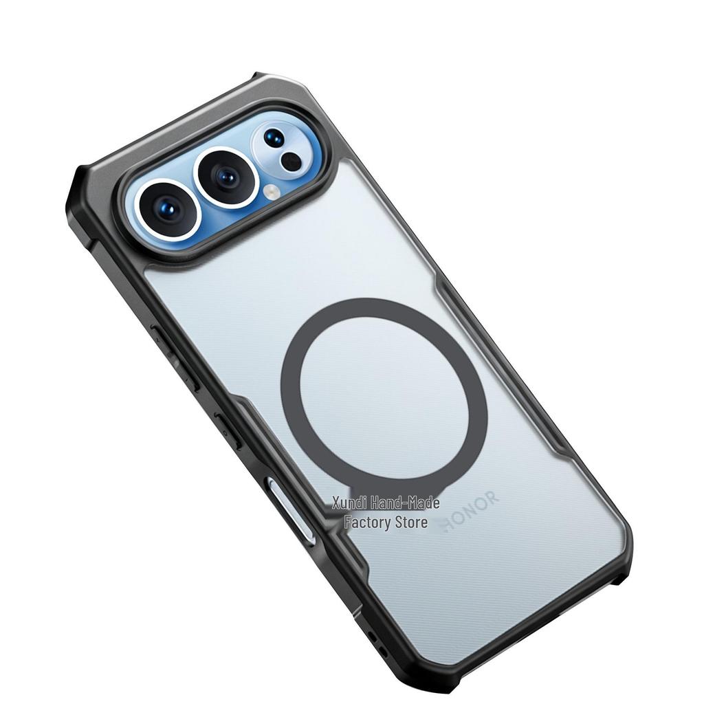 XunDi Honor 500Pro Magnetic Ring Protective Case - Anti-Drop for Honor 500