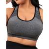 Large Size Sports Bra For Women, Shock Resistant Running Integrated High-Strength Yoga Fitness Vest With Chest Cushion Bra For Women
