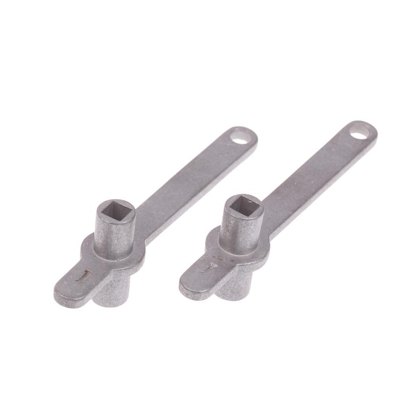 Stainless Steel Radiator Bleed Key Handle Efficient Heating Radiator Bleed Key 5Mm Hole Core Plumbing Bleed Wrench Repair Tools