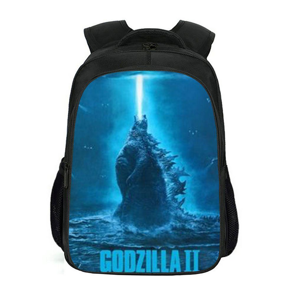 Spacious Godzilla King Of The Monsters Backpack For School Students And Kids