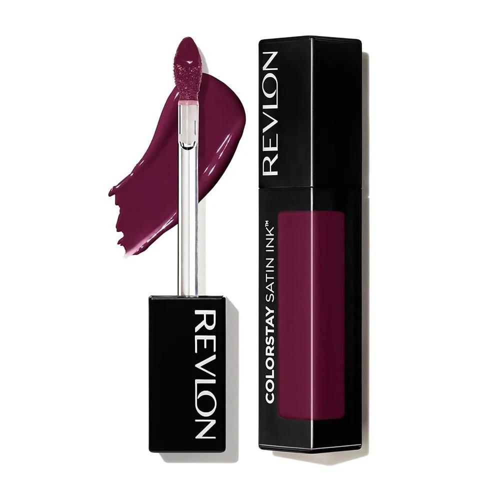 Revlon ColorStay Satin Ink 1 Pack 022 Black Cherry Revlon ColorStay Satin Ink Liquid Lipstick, Longwear