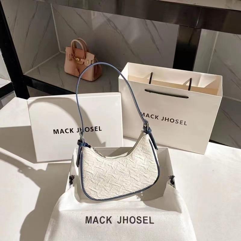 

Гонконгский MACK ощущение высокого класса в этом году популярная плиссированная сумка женская летняя нишевый дизайн сумка-полумесяц сумка под мышку на плечо