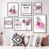 Schöne Modeillustrationswerkzeuge für Maniküre, Make-up, Nagelkunst, Bilder, moderne Salon-Wandposter und Drucke, Dekor HD3157