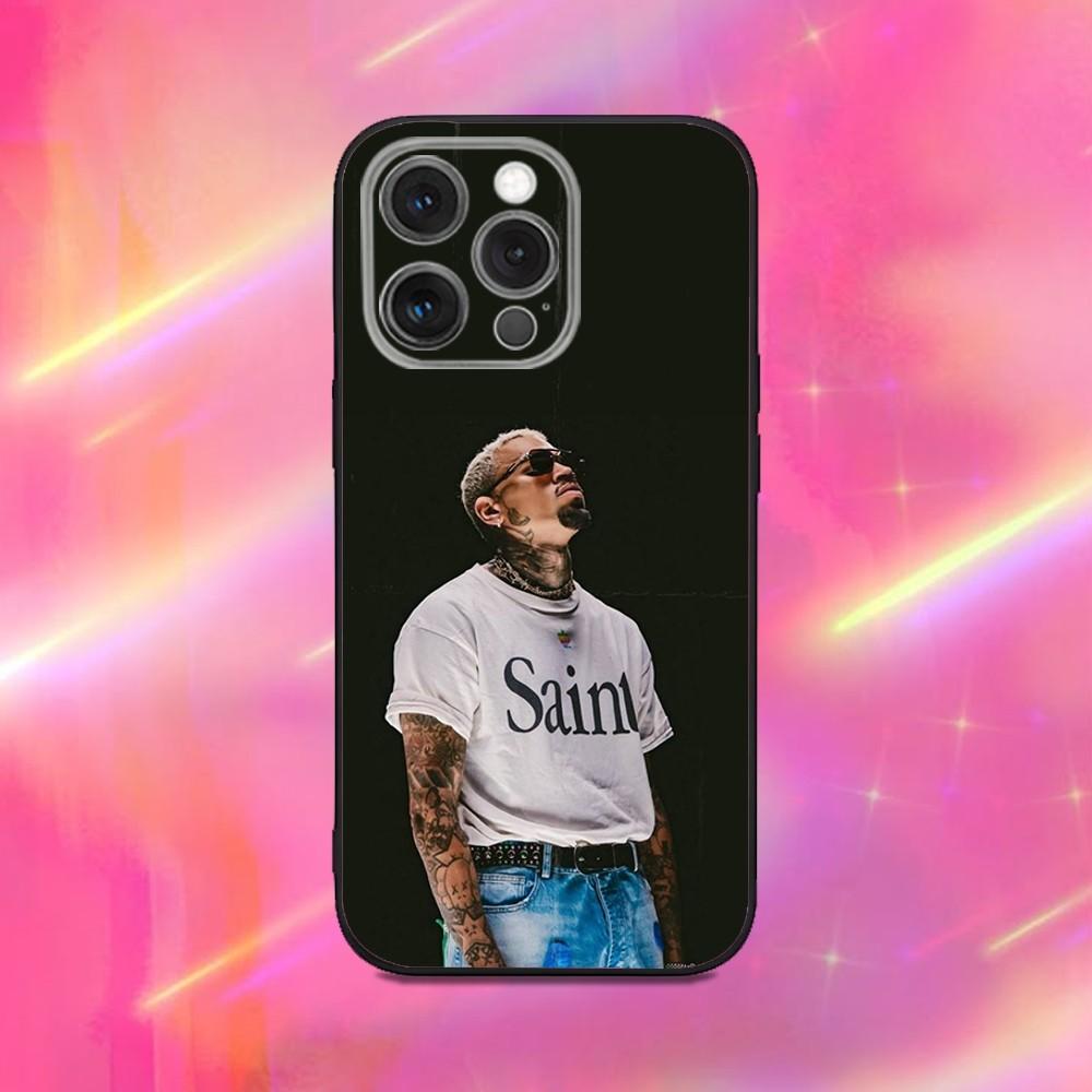C-Chris B-Brown 11 Phone Case For iPhone 16,15,14,13,12,11,Pro,Max,Plus,X,XS,XR,SE,8,7,Mini,Soft Silicone Black Case