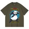 230 g/m² 100 % Baumwolle Jujutsu Kaisen V62 Panda-Print Unisex Schweres Baumwoll-T-Shirt