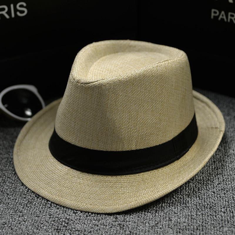 Panama Cotton Linen Sun Hat With Wide Brim For Men Women Casual Summer Accessory