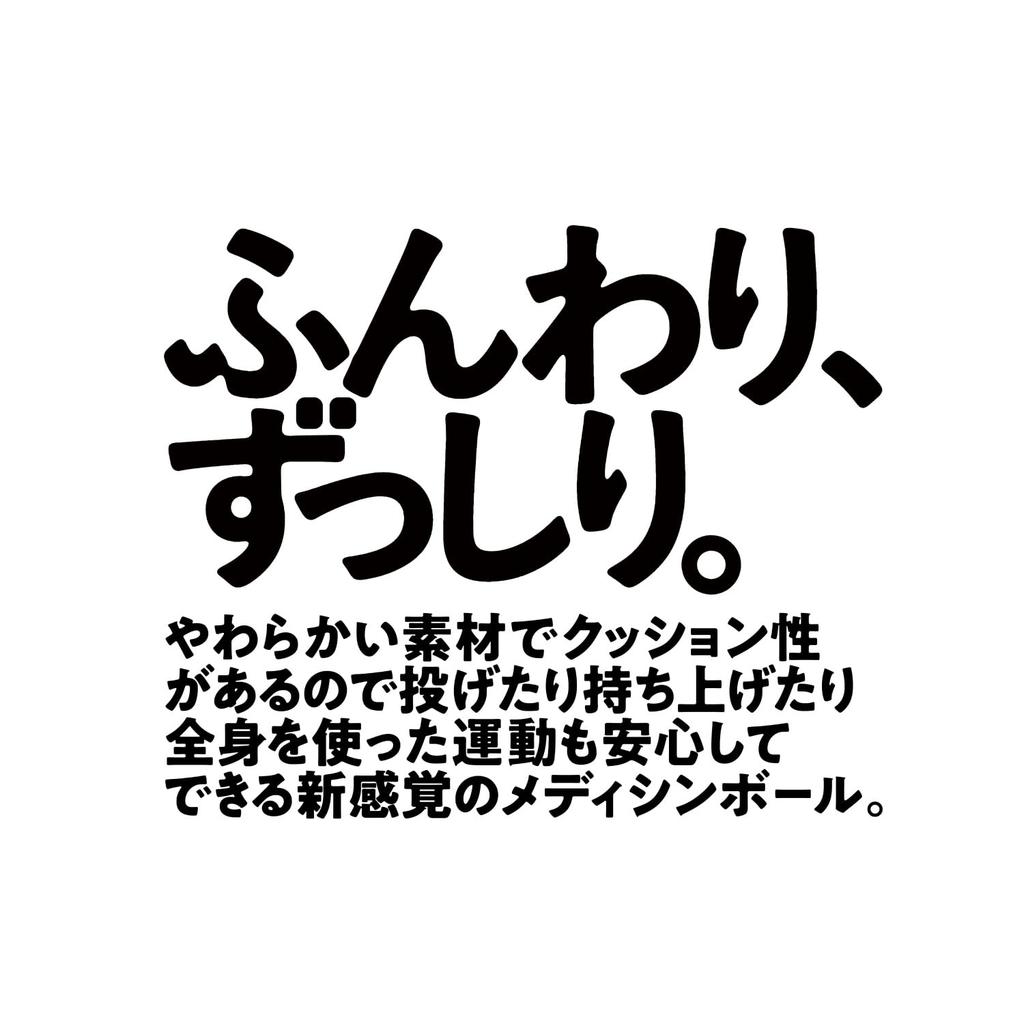 La-VIE Soft Medicine Ball, 3kg, for Strength Training, Inner Muscles, Abdominal and Back Exercises, 3B-3437 [Genuine Manufacturer Product]