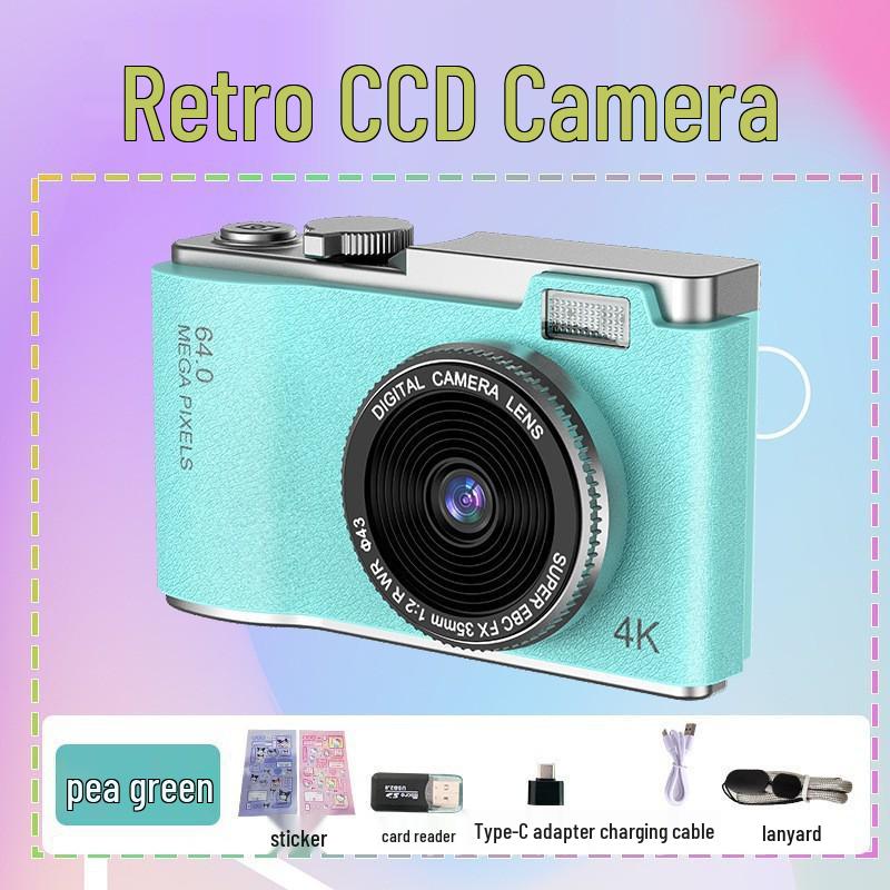 Retro 4K HD Children s Digital Camera - Portable Selfie & Recorder Gift