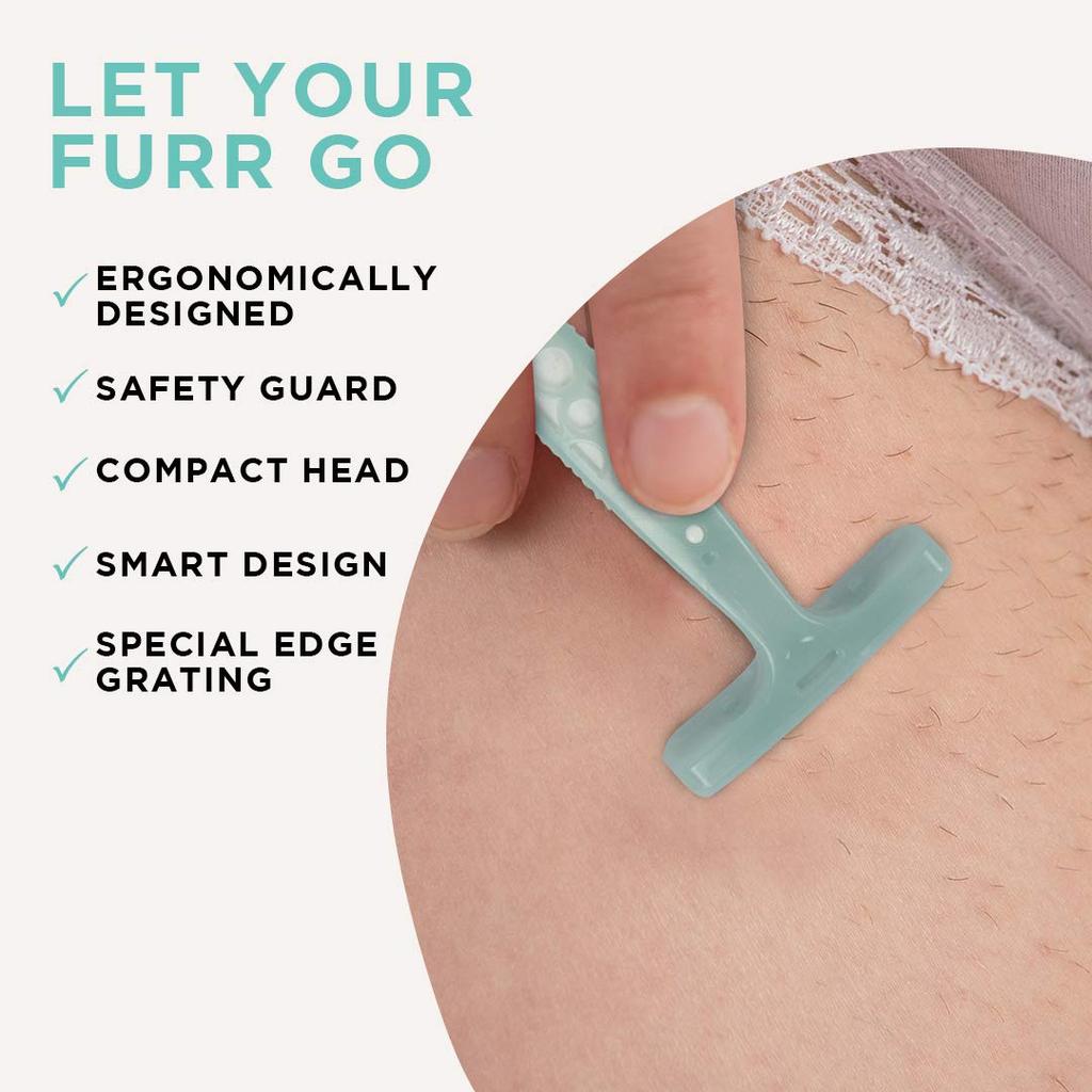 FURR Bikini Line Razor for Women | Reusable PTFE Blade | Painless | 1N