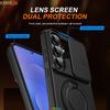Shockproof For Magsafe Magnetic Case For Samsung Galaxy S26 Ultra S25 S24 Plus S23 Slide Camera Lens Ring Stand Protect Cover