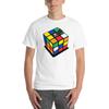 RUBICS RUBIX RUBIKS CUBE COLORFUL FUN GRAPHIC TREND Short Sleeve T-Shirt