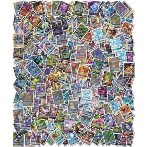 50 Pocket Monster cards in a set of 5 RR double rare or higher cards