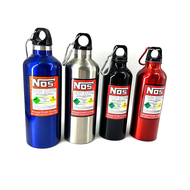 NOS Nitrous Oxide Kettle: 500ML JDM Insulated Water Bottle for Motorcycle and Mountain Bike Cycling