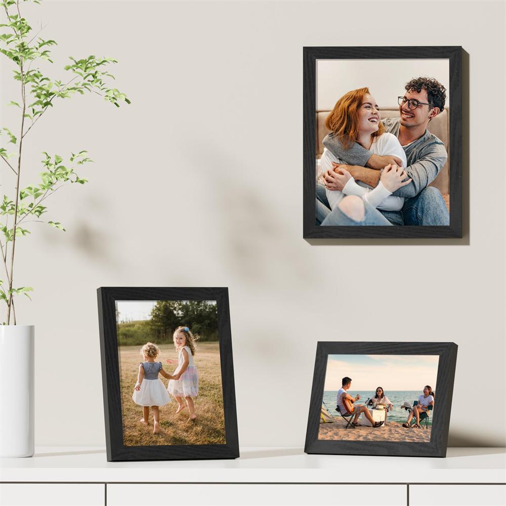 Olanly Picture Frames For Wall Set Display Pictures Collage Frame For Wall or Tabletop Perfect Home Decor Gifts Pictures Display