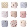 Large Capacity Corduroy Travel Storage Bag Durable Dustproof Travel Wash Handbag Cartoon Corduroy Makeup Bag