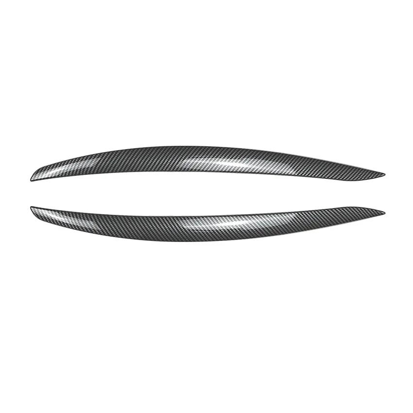 

ABS Gloss Headlight Eyebrows Eyelids 2Pcs for BMW E92 E93 3 Series 325i 330i 330d 335i 335d Pre-LCI 3D Stickers Car Accessories Carbon Look