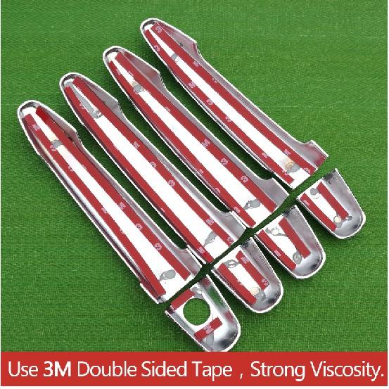 Dla Lexus GS 2006 - 2011 S190 Chromowany Zestaw Ozdobnych Pokrywek Klamek Samochodowe Akcesoria Harrier Naklejka Samochód